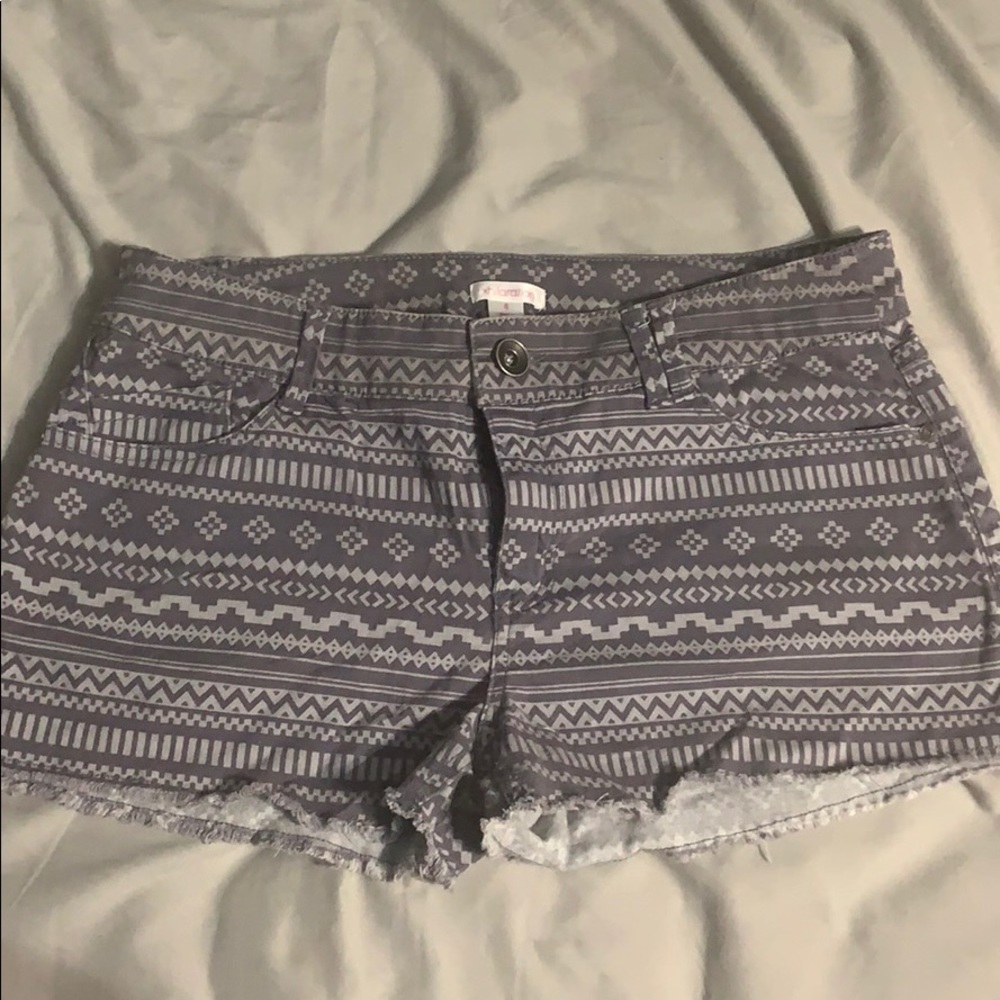 Aztec print shorts